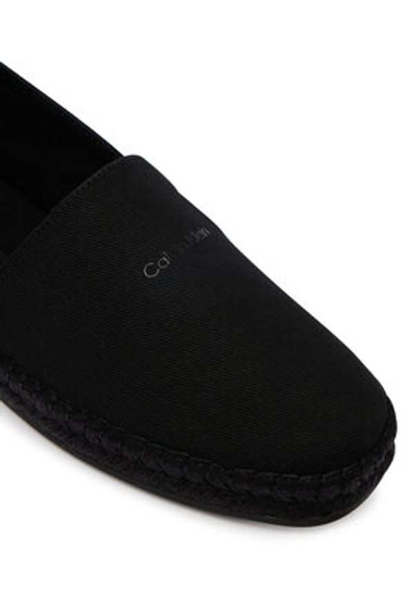 Calvin Klein Espadryle Espadrille Webbing Cv HM0HM02075 Czarny. Kolor: czarny. Materiał: materiał