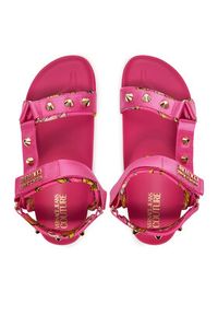 Versace Jeans Couture Sandały 78VA3SM2 Różowy. Kolor: różowy. Materiał: materiał #5