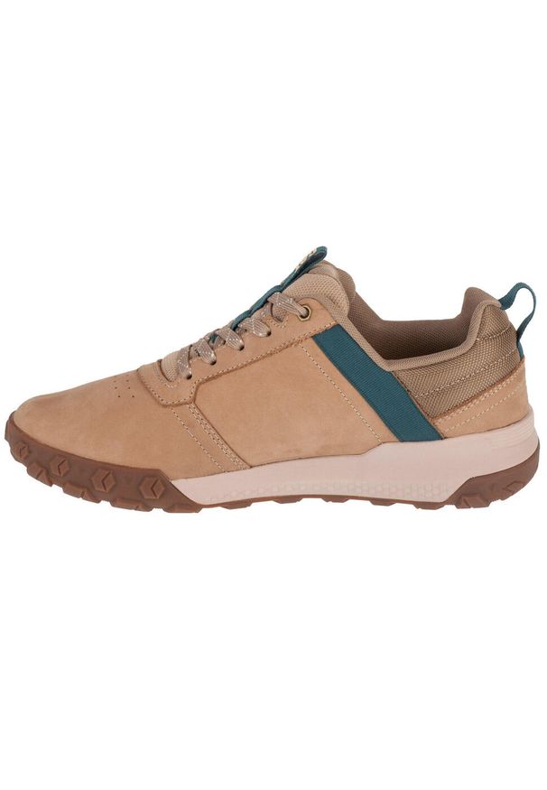 CATerpillar - Buty sportowe Sneakersy męskie, Hex Ready Lo. Kolor: beżowy. Materiał: guma, syntetyk, materiał, tkanina, zamsz. Sport: turystyka piesza