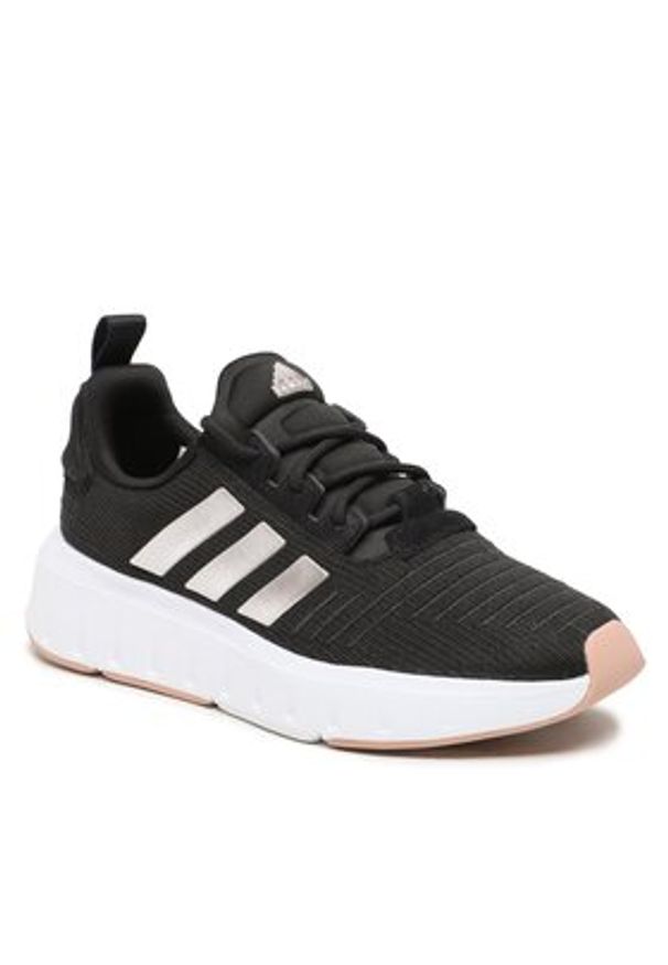 Adidas - adidas Sneakersy Swift Run IG0560 Czarny. Kolor: czarny. Materiał: materiał. Sport: bieganie