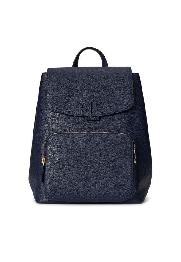 Lauren Ralph Lauren - LAUREN RALPH LAUREN Plecak 431969355005 Granatowy. Kolor: niebieski. Materiał: skóra