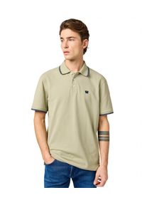Wrangler - MESKA KOSZULKA WRANGLER POLO SHIRT TEA 112362829. Typ kołnierza: polo #1