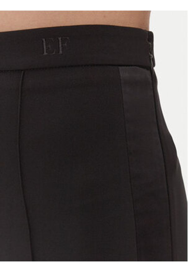 Elisabetta Franchi Spodnie materiałowe PA-082-51E2-V320 Czarny Regular Fit. Kolor: czarny. Materiał: syntetyk