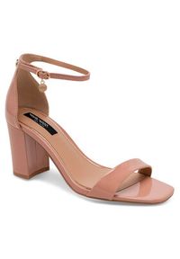 Nine West Sandały WFA2647-1 Różowy. Kolor: różowy. Materiał: skóra #6