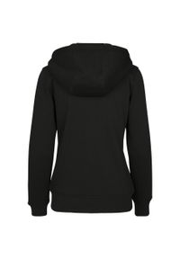 BUILD YOUR BRAND - Damska Bluza Z Kapturem Merch Slim Z Pełnym Zamkiem Błyskawicznym. Typ kołnierza: kaptur. Kolor: czarny