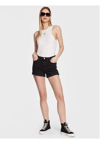 Calvin Klein Jeans Top J20J220765 Biały Regular Fit. Kolor: biały. Materiał: bawełna #3