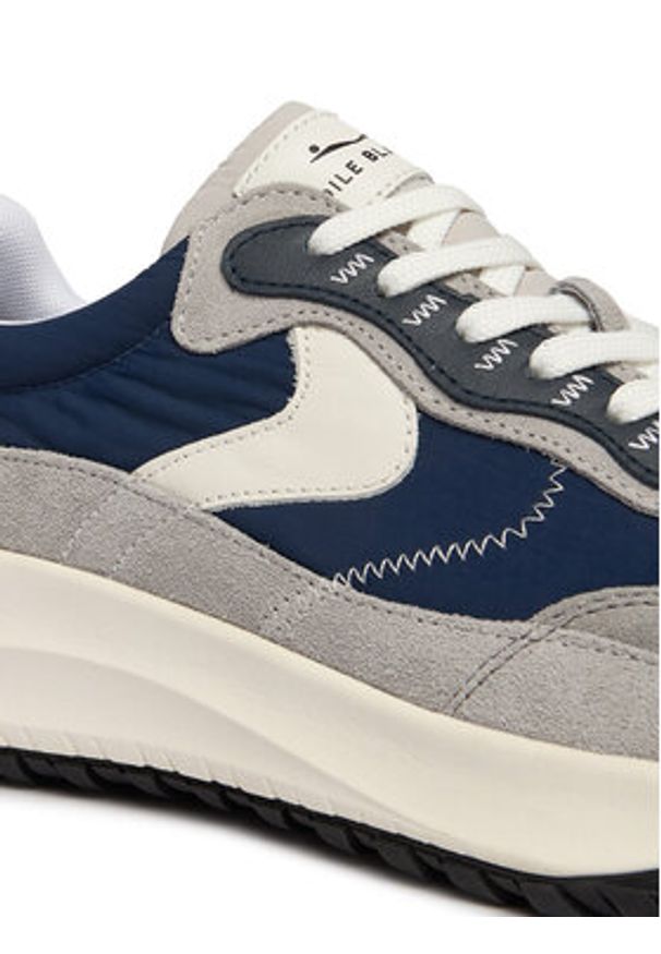 Voile Blanche Sneakersy 2019859-01 Granatowy. Kolor: niebieski. Materiał: zamsz, skóra