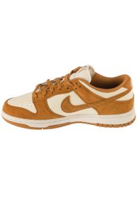 Nike - Buty sportowe Sneakersy damskie, Wmns Dunk Low. Kolor: beżowy. Sport: turystyka piesza
