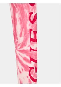 Guess Legginsy J3YB02 J1313 Różowy Slim Fit. Kolor: różowy. Materiał: bawełna #2