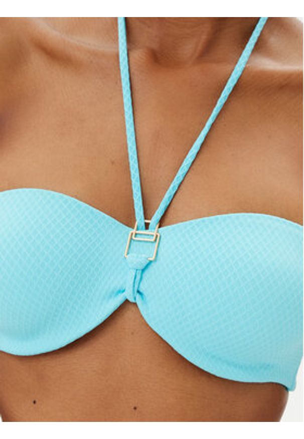SELMARK - Selmark Góra od bikini BL416 Turkusowy. Kolor: turkusowy. Materiał: syntetyk