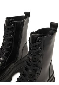 Buffalo Trzewiki Jupiter Lace Up Mid 1622609 Czarny. Kolor: czarny. Materiał: skóra #4