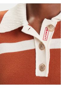 GANT - Gant Sweter 4805341 Brązowy Relaxed Fit. Kolor: brązowy. Materiał: bawełna #3