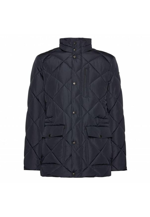 Geox - Kurtka GEOX W CAMEI MID JKT Niebieski. Kolor: niebieski. Materiał: tkanina