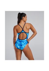Strój pływacki damski TYR Trinityfit Swimsuit - Azultec. Kolor: niebieski