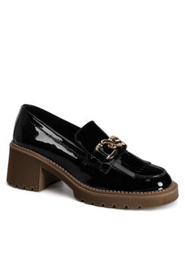 Sergio Bardi Półbuty WI32-E1088-02SB Czarny. Kolor: czarny. Materiał: lakier, skóra