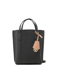 Tory Burch Torebka Mini Perry Tote 142616 Czarny. Kolor: czarny. Materiał: skórzane