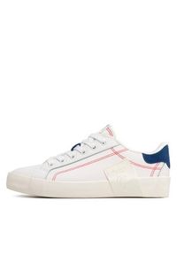 Pepe Jeans Sneakersy Kioto Tech PLS31302 Biały. Kolor: biały. Materiał: skóra #5