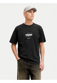 Jack & Jones T-Shirt Club 12289868 Czarny Relaxed Fit. Kolor: czarny. Materiał: bawełna #1