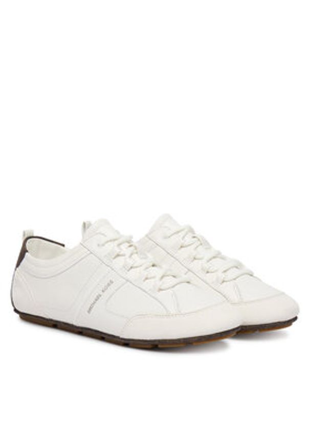 MICHAEL Michael Kors Sneakersy Kelly Trainer 43S6KLFS1L Biały. Kolor: biały. Materiał: zamsz, skóra
