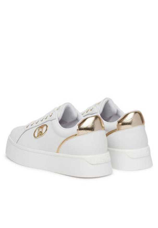 Liu Jo Sneakersy Pretty 06 BA5021 P0102 Biały. Kolor: biały. Materiał: skóra