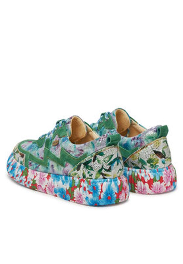 Laura Vita Sneakersy Soleno 06 Kolorowy. Materiał: skóra. Wzór: kolorowy