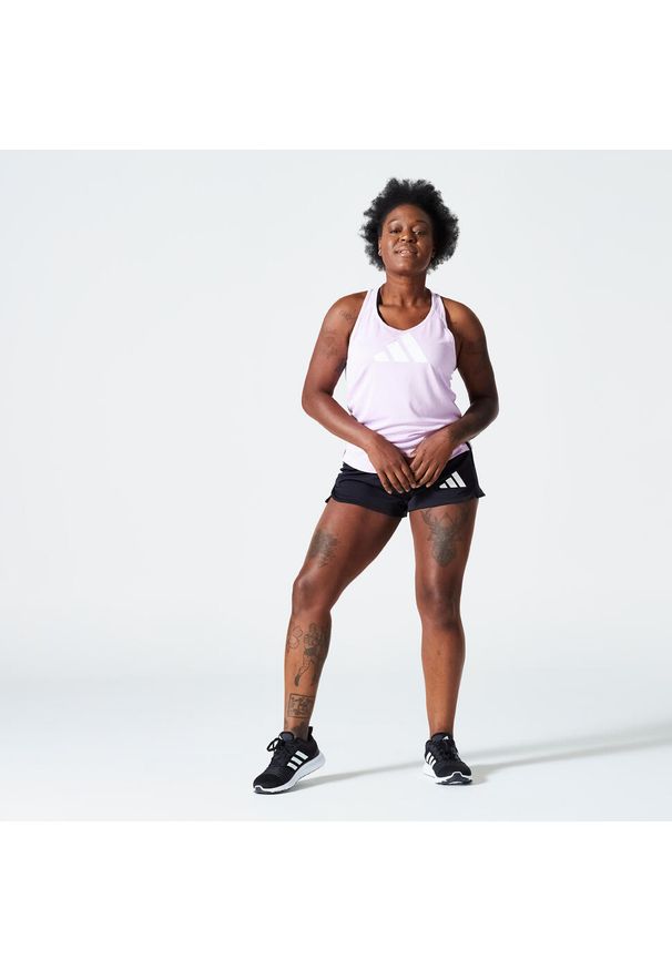 Spodenki treningowe fitness cardio damskie Adidas. Materiał: materiał, poliester. Sport: fitness