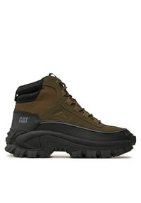 CAT Footwear Sneakersy Intruder Galosh 2.0 Wp P111622 Zielony. Kolor: zielony. Materiał: skóra