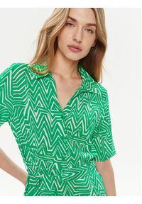 JDY Sukienka koszulowa Starr 15320702 Zielony Regular Fit. Kolor: zielony. Materiał: wiskoza. Typ sukienki: koszulowe