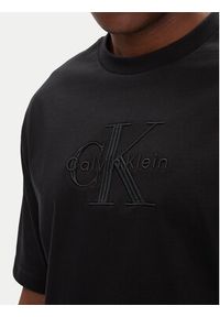 Calvin Klein Jeans T-Shirt Hero Monologo LV04RB295G Czarny Relaxed Fit. Kolor: czarny. Materiał: bawełna #5