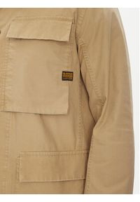 G-Star RAW - G-Star Raw Kurtka przejściowa 4 Pkt Overshirt D26429-D387 Beżowy Slim Fit. Kolor: beżowy. Materiał: bawełna #2