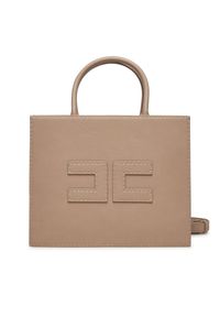 Elisabetta Franchi Torba q-roa-36119 Szary. Kolor: beżowy. Materiał: skórzane