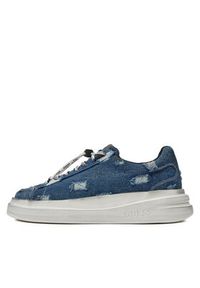 Guess Sneakersy Elba FMJELB DEN12 Granatowy. Kolor: niebieski. Materiał: materiał #5