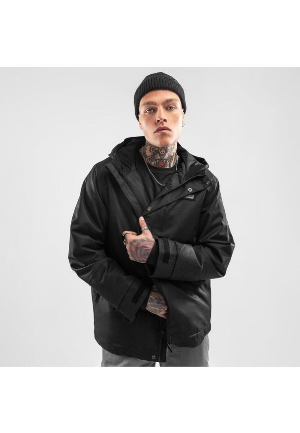 SIROKO - Kurtka lifestyle męska W4 Vostock LF. Kolor: czarny. Materiał: softshell