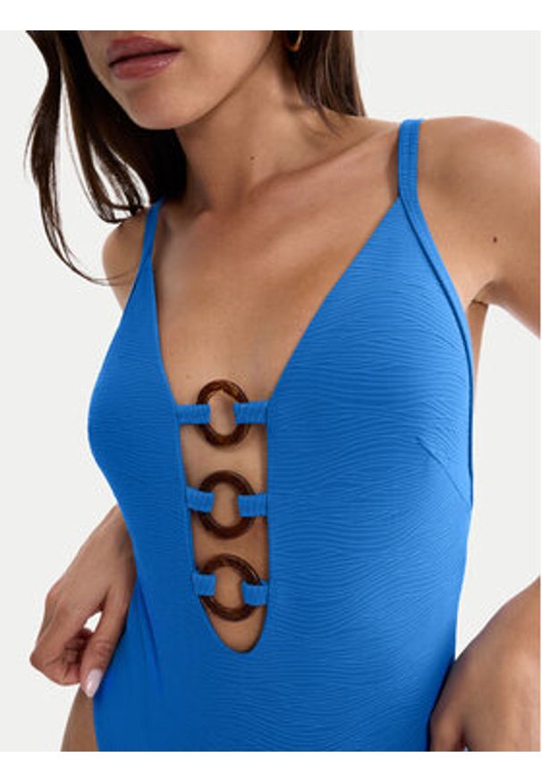 Triumph Strój kąpielowy Summer Dune O 10226503 Niebieski. Kolor: niebieski. Materiał: syntetyk