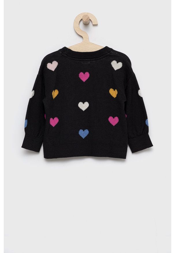 GAP Sweter bawełniany dziecięcy kolor szary. Okazja: na co dzień. Kolor: szary. Materiał: bawełna. Styl: casual