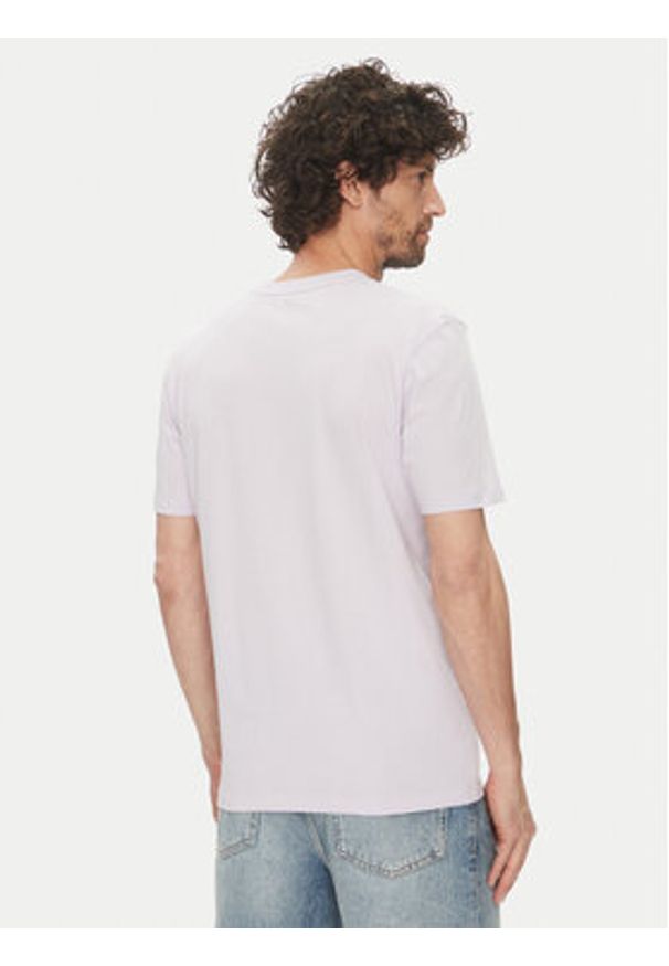Hugo - HUGO T-Shirt Dulivio 50467556 Fioletowy Regular Fit. Kolor: fioletowy. Materiał: bawełna