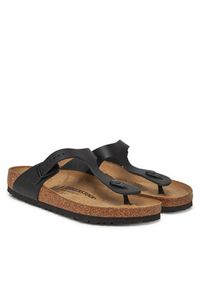 Birkenstock Japonki Gizeh 1029231 Czarny. Kolor: czarny. Materiał: skóra #3