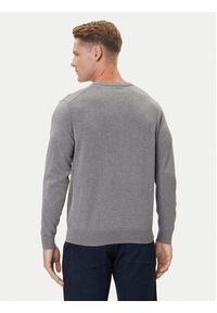 GANT - Gant Sweter 8030562 Szary Regular Fit. Kolor: szary. Materiał: bawełna