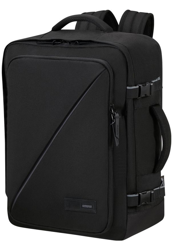 AMERICAN TOURISTER - American Tourister Take2Cabin M czarny. Kolor: czarny. Materiał: materiał. Styl: biznesowy, elegancki, casual