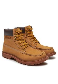 CAT Footwear Trapery Colorado Moc Toe P726065 Żółty. Kolor: żółty. Materiał: skóra #4