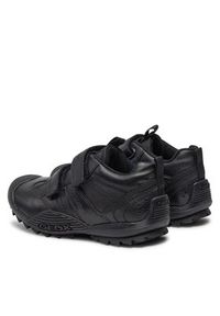 Geox Sneakersy J Savage A J0424A 00043 C9999 S Czarny. Kolor: czarny. Materiał: skóra
