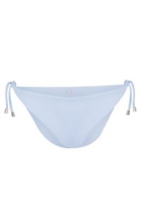 SUSAN SWIMWEAR - Dół od bikini Baby Blue. Stan: obniżony. Kolor: niebieski. Materiał: tkanina, satyna #2