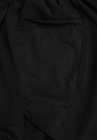 Renee - Czarne Szorty w Sportowym Stylu z Siateczką i Podszewką Elishka. Okazja: na co dzień, na spacer. Kolor: czarny. Styl: sportowy #8