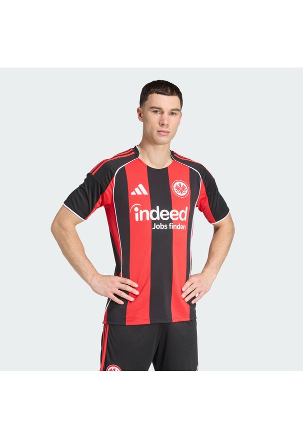 Adidas - Koszulka podstawowa Eintracht Frankfurt 25/26. Kolor: czarny. Sport: piłka nożna