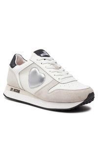 Love Moschino - LOVE MOSCHINO Sneakersy JA15493G0IIQ610A Biały. Kolor: biały