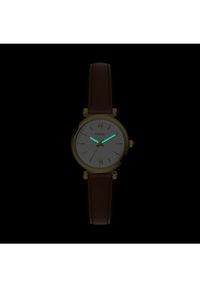 Fossil Zegarek Carlie ES5464 Brązowy. Kolor: brązowy. Materiał: skóra #4