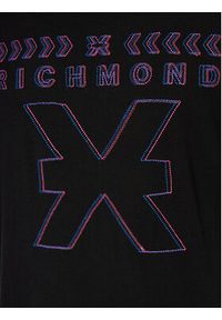 Richmond X T-Shirt Ikiom UMP24141TS Czarny Regular Fit. Kolor: czarny. Materiał: bawełna