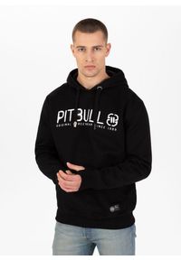 PITBULL - Bluza męska Pitbull z kapturem Origin. Typ kołnierza: kaptur. Kolor: czarny