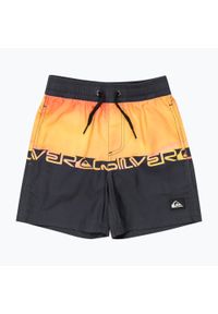 Szorty kąpielowe dziecięce Quiksilver Everyday Straight Volley 12". Kolor: czarny
