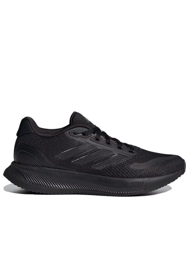 Adidas - Buty damskie adidas Runfalcon 5 IE8828 - czarne. Zapięcie: sznurówki. Kolor: czarny. Materiał: guma, materiał. Szerokość cholewki: normalna. Model: Adidas Cloudfoam